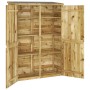 Capanno Giardino Attrezzi 123x45x171cm Pino Massello Impregnato