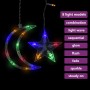 Luci Fatate Stella e Luna con Telecomando 138 LED Colorate
