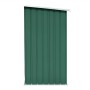 Capannone da Giardino in Acciaio Zincato 163x83x154 cm Verde