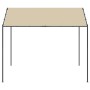 Tenda a Baldacchino Beige 3x3 m in Acciaio e Tessuto