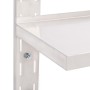 Mensola a Sospensione a 2 Livelli in Acciaio Inox 150x30 cm