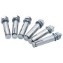 Mensola a Sospensione a 2 Livelli in Acciaio Inox 150x30 cm