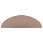 Tappeti Adesivi per Scale 15 pz 56x17x3 cm Beige