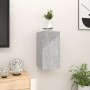 Mobili Porta TV a Parete 2pz Grigio Cemento 30,5x30x30 cm