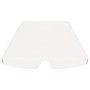 Baldacchino per Dondolo Giardino Bianco 150/130x105/70 cm