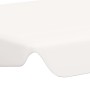 Baldacchino per Dondolo Giardino Bianco 150/130x105/70 cm