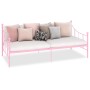 Telaio Divano Letto Rosa in Metallo 90x200 cm