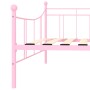 Telaio Divano Letto Rosa in Metallo 90x200 cm