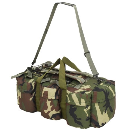 Borsone da Viaggio Stile Militare 3 in 1 90 L Mimetico