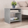 Comodini 2 pz Grigio Cemento 40x30x40 cm in Legno Multistrato