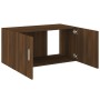 Armadietto da Muro Rovere Marrone 80x39x40cm Legno Multistrato