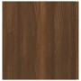 Armadietto da Muro Rovere Marrone 80x39x40cm Legno Multistrato