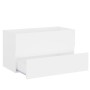 Mobile Lavabo Bianco 80x38,5x45 cm in Legno Multistrato