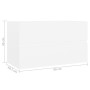 Mobile Lavabo Bianco 80x38,5x45 cm in Legno Multistrato