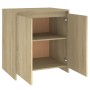 Credenza Rovere Sonoma 70x41x75 cm in Legno Multistrato