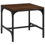 Tavolino da Salotto Rovere Marrone 40x40x35cm Legno Multistrato
