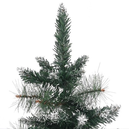 Albero di Natale Artificiale Supporto Verde e Bianco 60 cm PVC