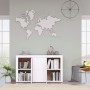 Credenza Bianca 120x36x69 cm in Legno Multistrato