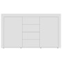 Credenza Bianca 120x36x69 cm in Legno Multistrato