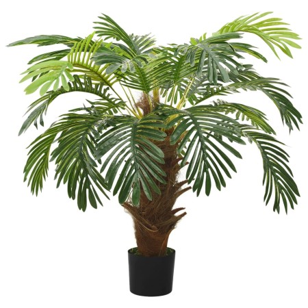 Palma Cycas Artificiale con Vaso 90 cm Verde