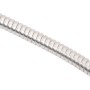 Tubo da Giardino con Ugello Spray Argento 0,6" 15 m in Acciaio