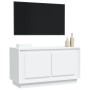 Mobile Porta TV Bianco 80x35x45 cm in Legno Multistrato