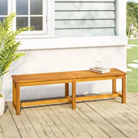 Panca da Giardino 150x35x45 cm in Legno Massello di Acacia