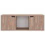 Mobile TV Grigio Rovere Sonoma 88,5x27,5x30,5 cm Multistrato