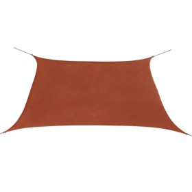 42307 Sunshade Sail Oxford Fabric Square 3,6x3,6 m Terracotta