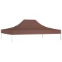 Tetto per Tendone per Feste 4x3 m Marrone 270 g/m²