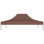 Tetto per Tendone per Feste 4x3 m Marrone 270 g/m²