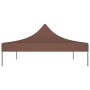 Tetto per Tendone per Feste 4x3 m Marrone 270 g/m²