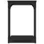 Tavolino Nero 50x35x52 cm in Legno Multistrato