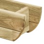 Letto Rialzato Giardino 80x16x16 cm Legno di Pino Impregnato