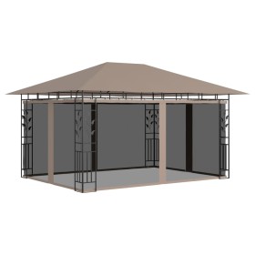 Gazebo con Zanzariera 4x3x2,73 m Talpa 180 g/m²