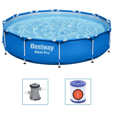 Bestway Piscina con Telaio Steel Pro 366x76 cm