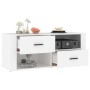 Mobile Porta TV Bianco 100x35x40 cm in Legno Multistrato