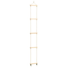 Scala di Corda per Bambini in Legno Massello e PE 30x168 cm