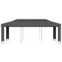 Gazebo con Tetto Doppio 3x6 m Antracite