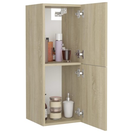 Mobile da Bagno Rovere Sonoma 30x30x80 cm Legno Multistrato