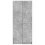 Armadio Grigio Cemento 80x52x180 cm in Legno Multistrato