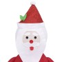 Figura Decorativa Babbo Natale con LED Tessuto Lusso 90 cm