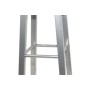 Set Sgabelli da Bar 2 pz in Metallo e Sedile in MDF