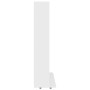 Armadietto Porta CD Bianco 102x23x89,5 cm in Legno Multistrato