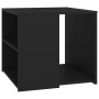 Tavolino Nero 50x50x45 cm in Legno Multistrato