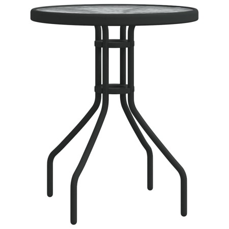 Set da Bistrot per Giardino 3 pz Nero