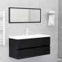 Mobile Lavabo Nero 100x38,5x45 cm in Legno Multistrato