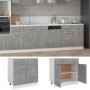 Armadio Inferiore Cassetto Grigio Cemento 80x46x81,5Multistrato