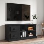 Mobile Porta TV Nero 102x35,5x47,5 cm in Legno Multistrato