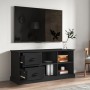 Mobile Porta TV Nero 102x35,5x47,5 cm in Legno Multistrato